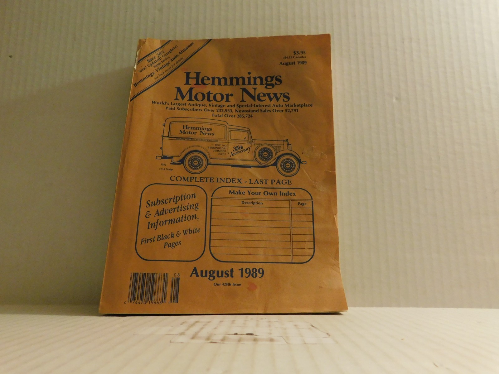 Hemmings Motor News November 1989 Hemmings Motor News November 1989