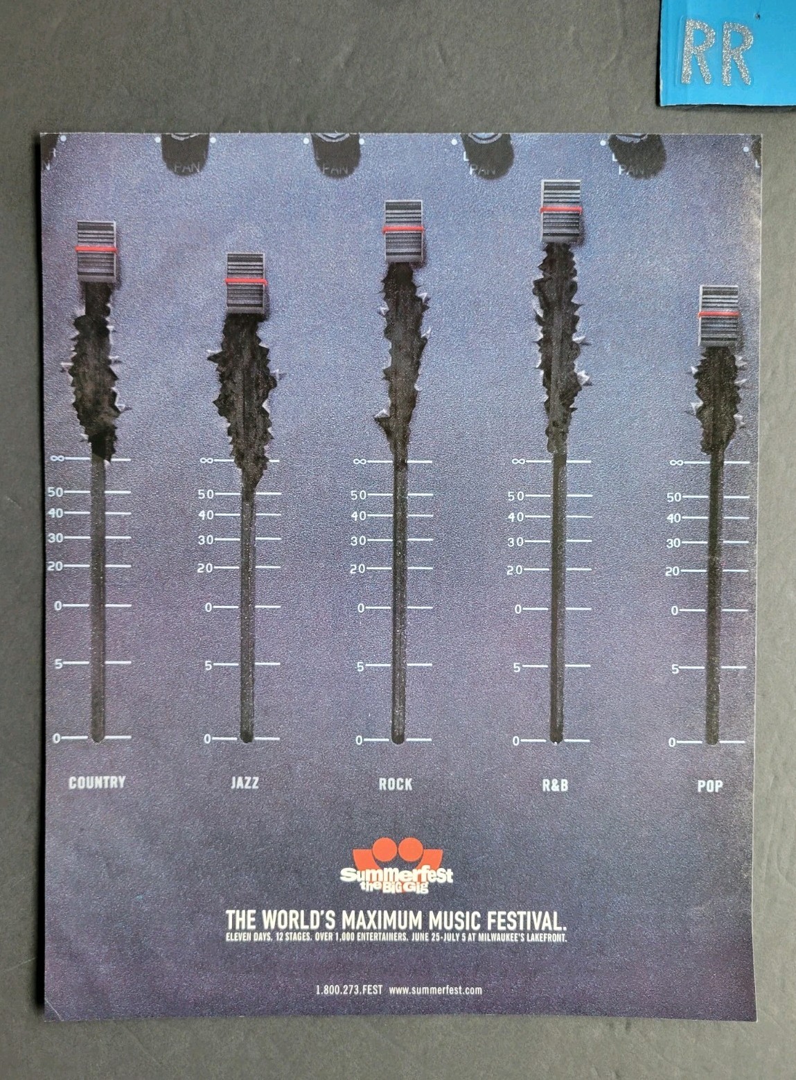 Milwaukee Summerfest Promo Print Advertisement 1999 Milwaukee Summerfest Promo Print Advertisement 1999