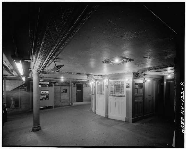 Photo:New York NY 1900s 50th Street Station Subway Original Ticket Booth
