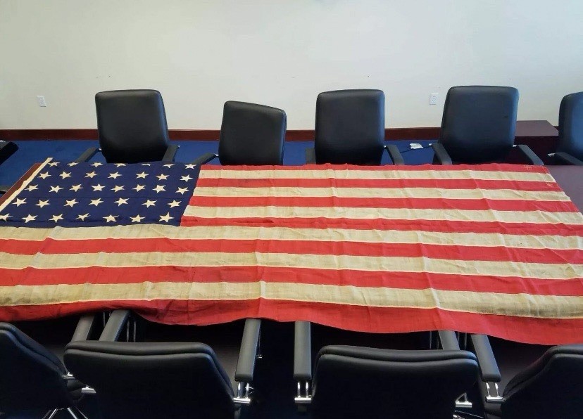 U.S. Civil War Union Flag Raised at the Fall of Richmond VA April 3, 1865