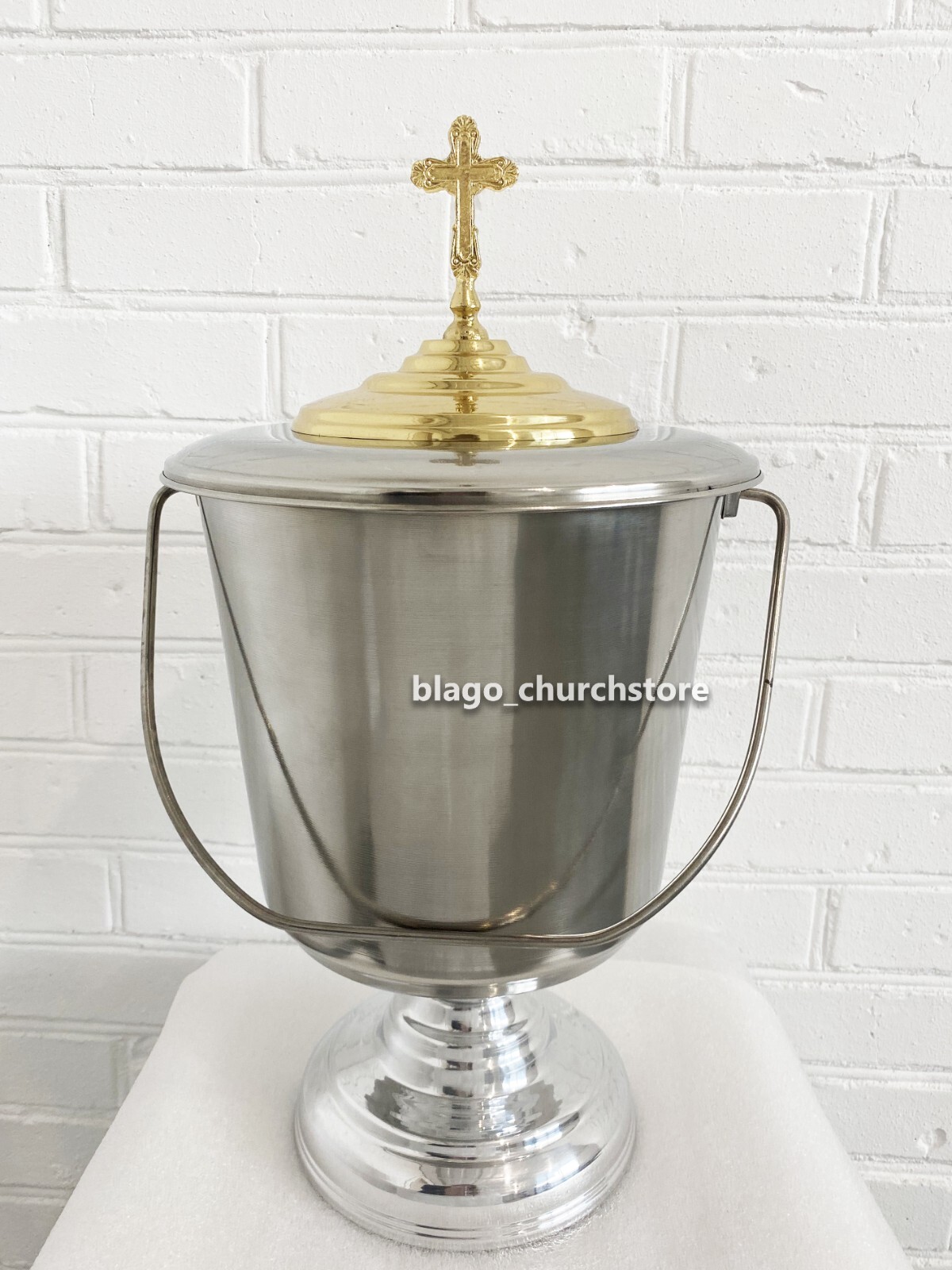 Holy Water Cup for Orthodox Churches Stainless Steel 5 Liter