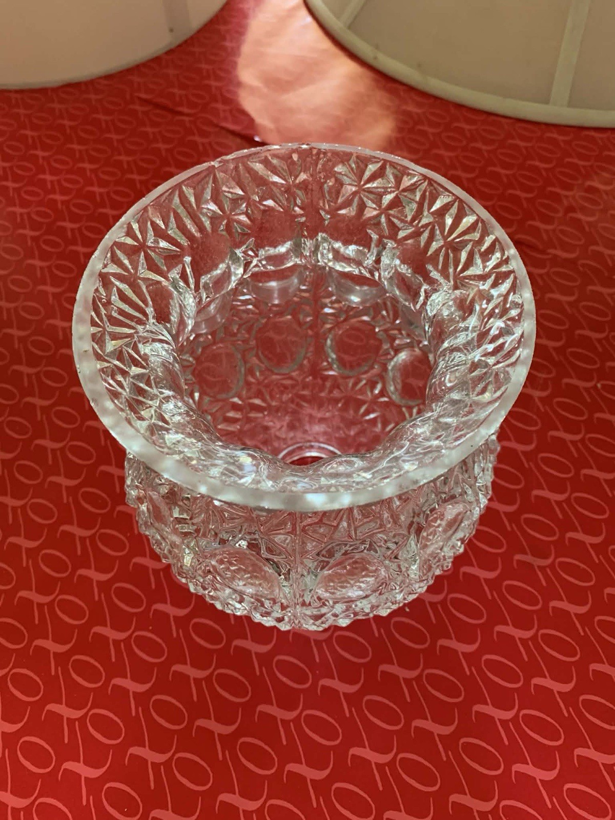 Vintage Frosted Glass Lampshade
