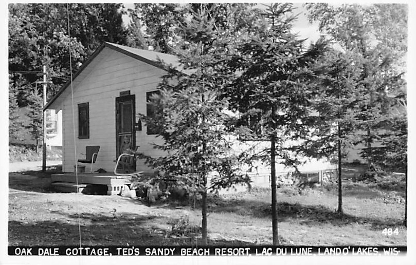 Postcard WI: RPPC Cottage, Ted\'s Sandy Beach Resort, Land O\'Lakes, Wisconsin Postcard WI: RPPC Cottage, Ted\'s Sandy Beach Resort, Land O\'Lakes, Wisconsin