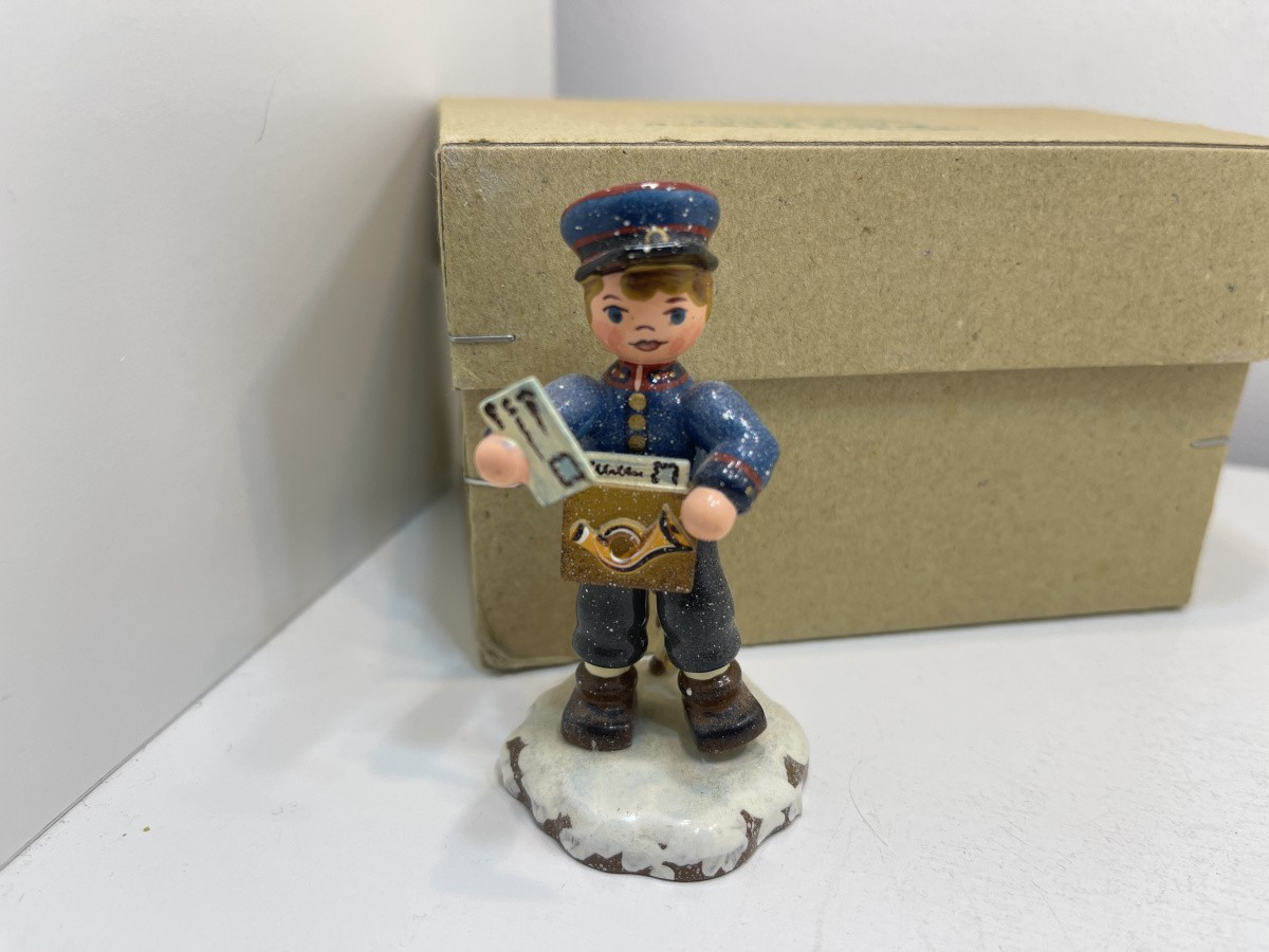 Erzgebirge collector figure Hubrig 8 cm + original packaging. Excellent Condi...