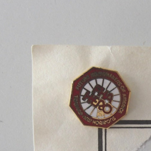 Future Homemakers of America FHA Hero Small Enamel Lapel Pin vintage 90\'s