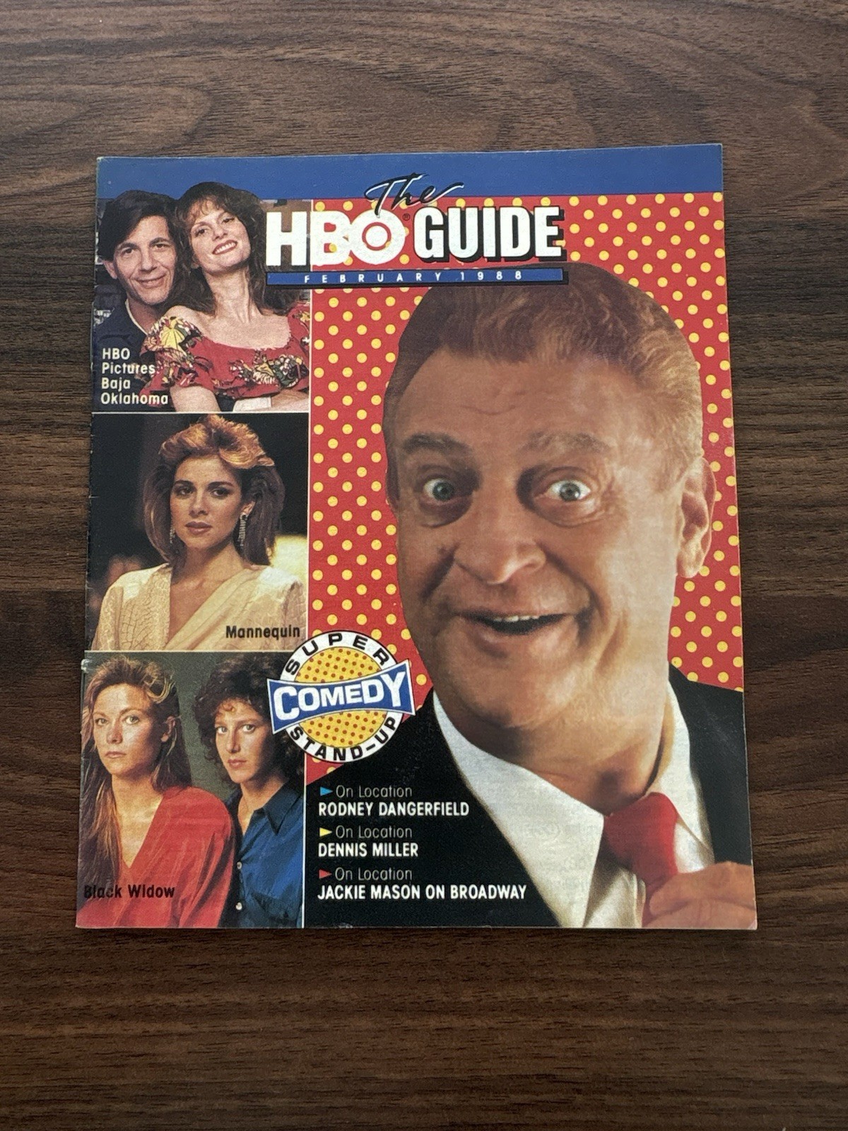 ORIGINAL Vintage Feb 1988 HBO Guide Magazine Rodney Dangerfield Lethal Weapon 