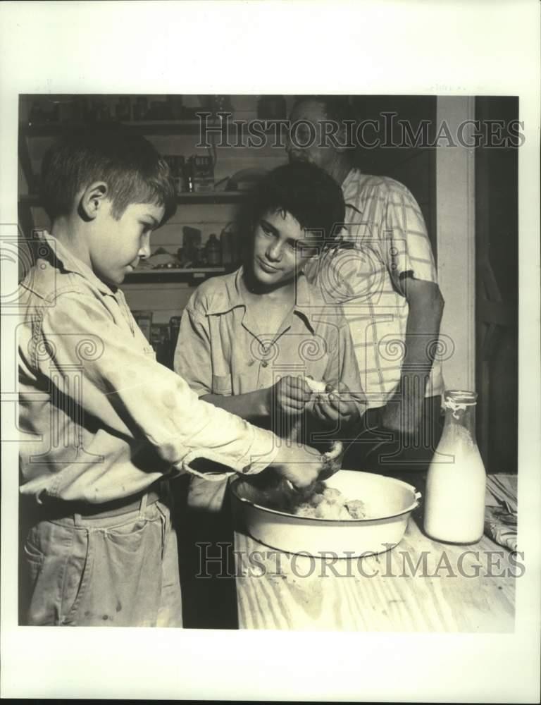 1948 Press Photo Scene from Movie \