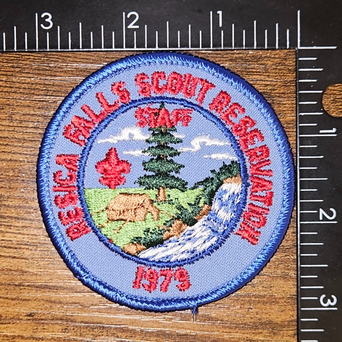 Resica Falls Scout Reservation STAFF 1979 Vintage BSA Camp Patch