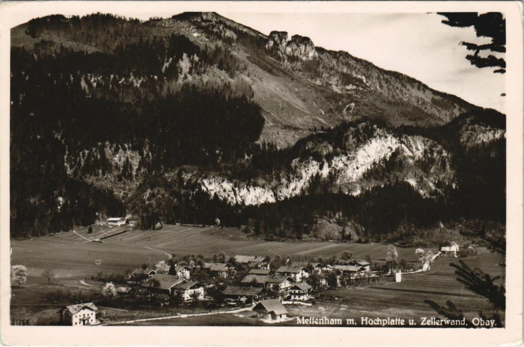 Old postcard Prien Mettenham m high plate GERMANY (1175007)