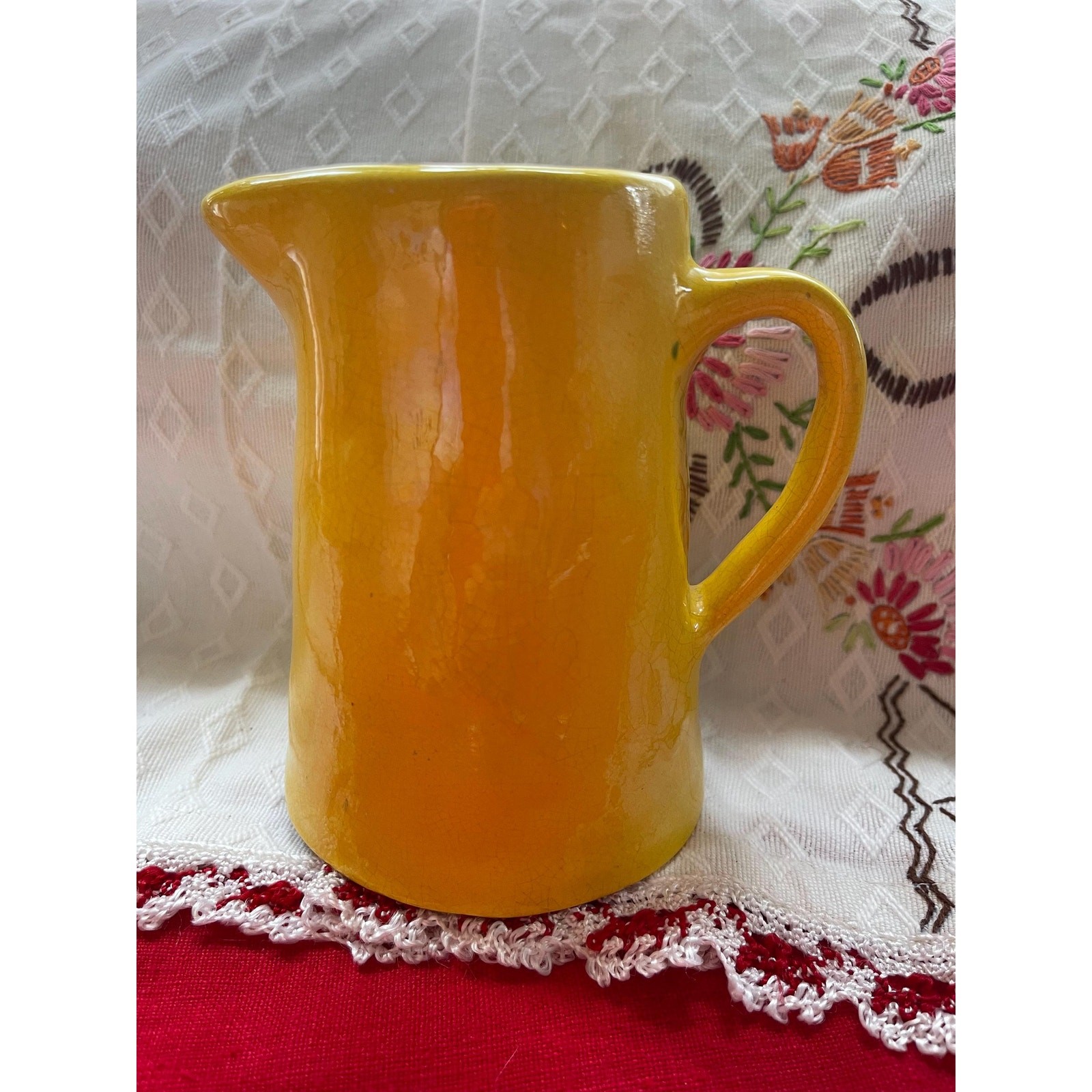 Artisan made (TAB) art pottery jug milk jug cream pitcher