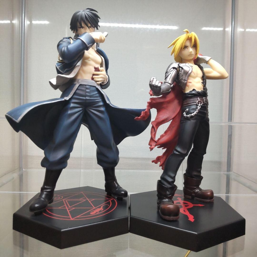 Roy Mustang Edward Elric Figure Set Authentic Collectible Anime Japan Preowned