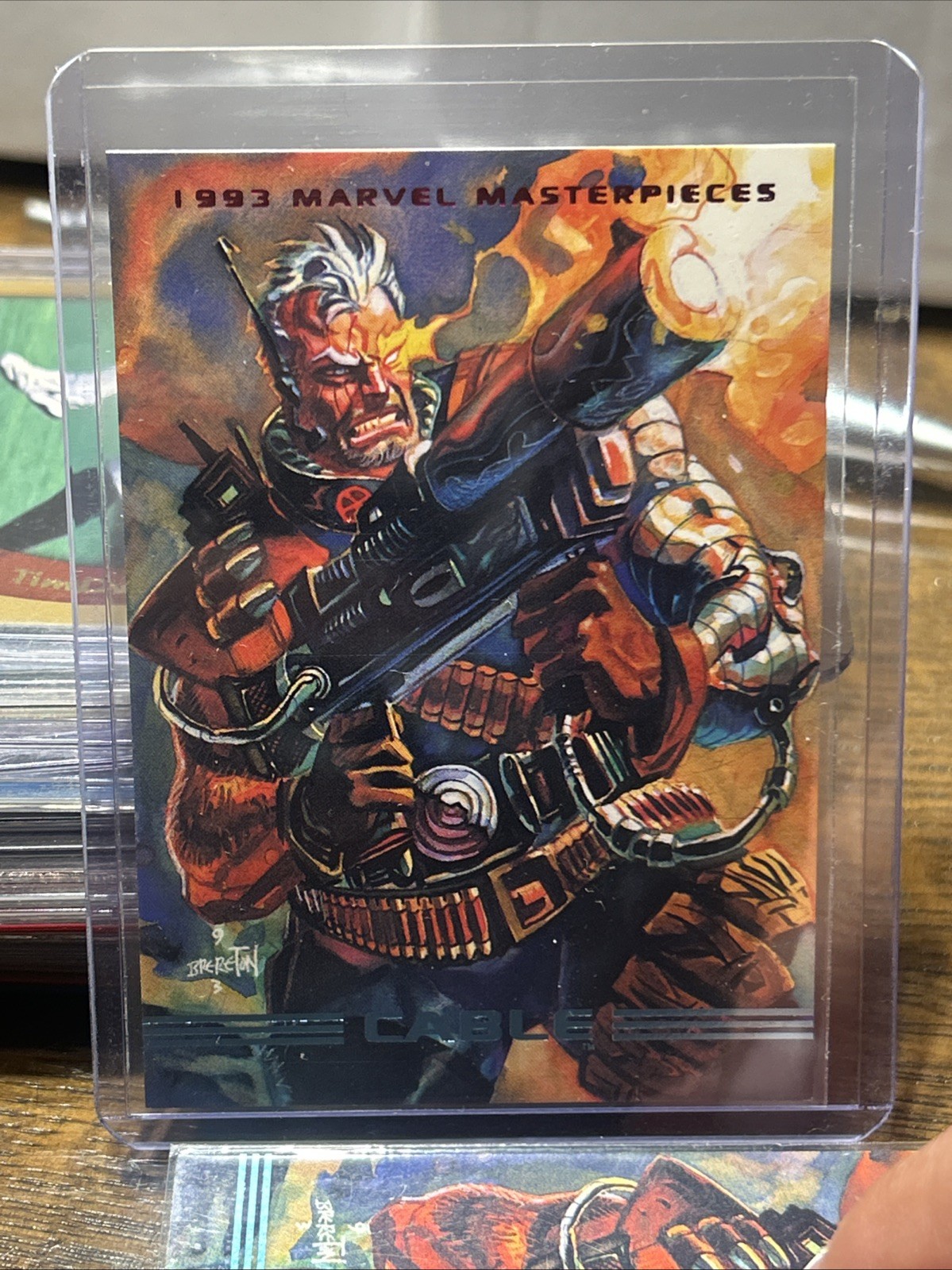Cable - 1993 Skybox Marvel Masterpieces #18