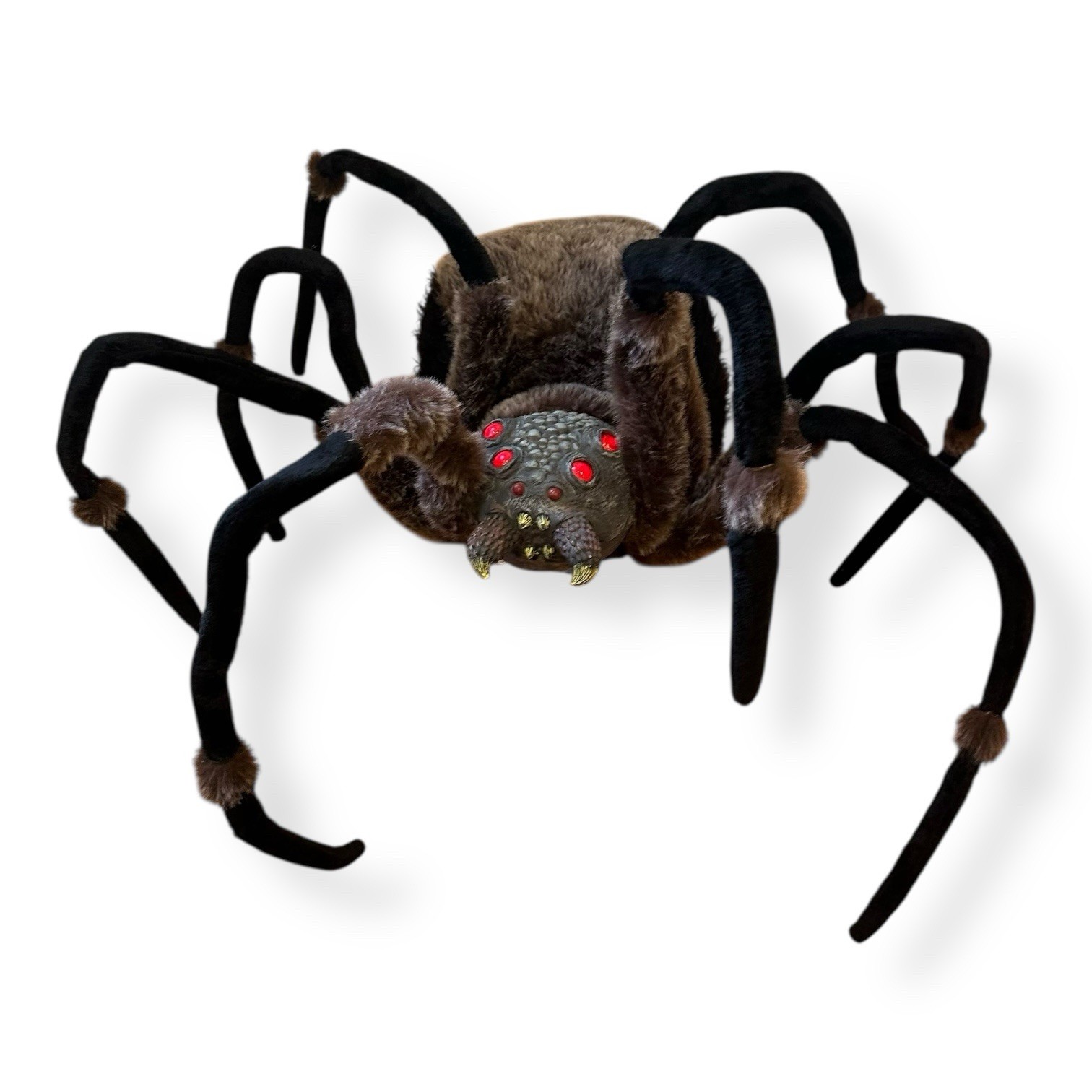 Giant 4.5ft Halloween Spider Decor Prop LED Light Up Eyes 2015 Rare Huge Costco