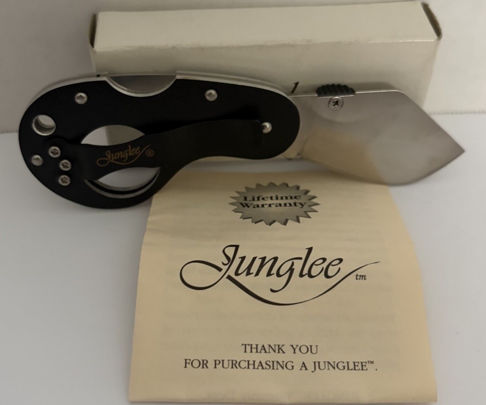 Vintage Junglee Kashmir K02047 Cigar Knife AUS-6 Seki Japan NOS Box Rare