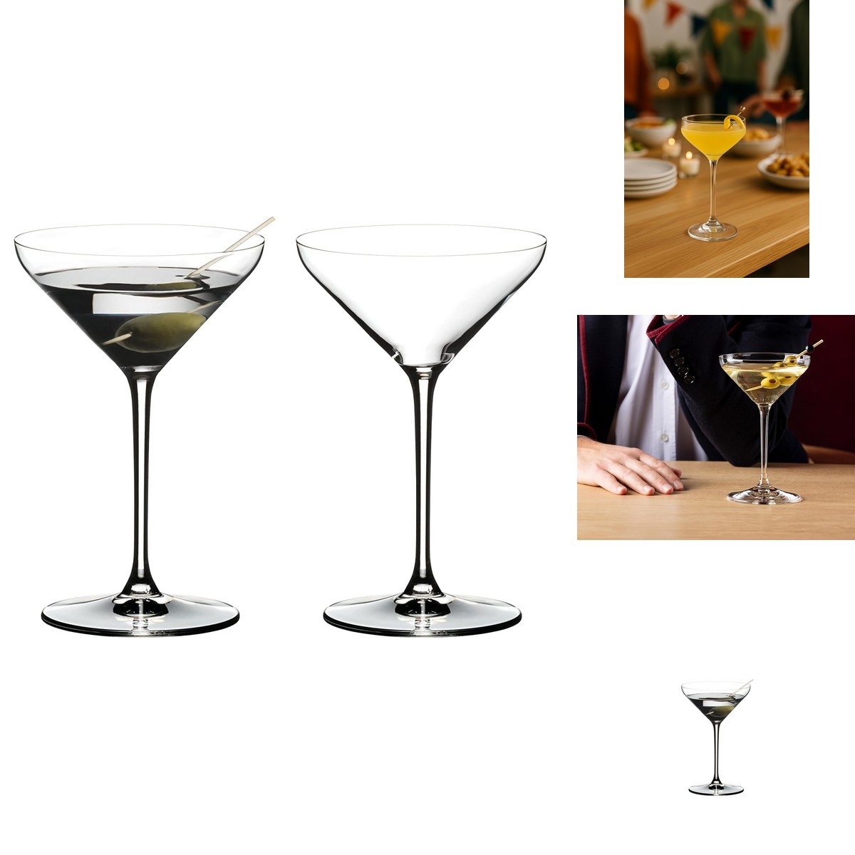 Riedel Extreme Martini Glass Set of 2 Dishwasher Safe (4441/17)