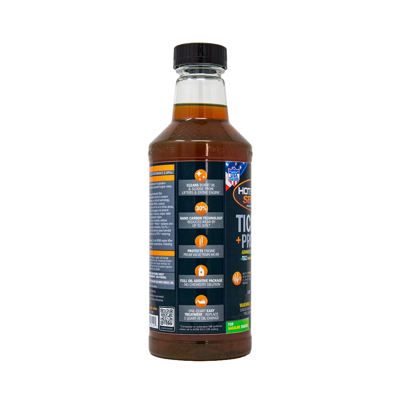 Hot Shot’s Secret Tick Fix Protect 32 fl oz – Engine Oil Additive Gas Engines