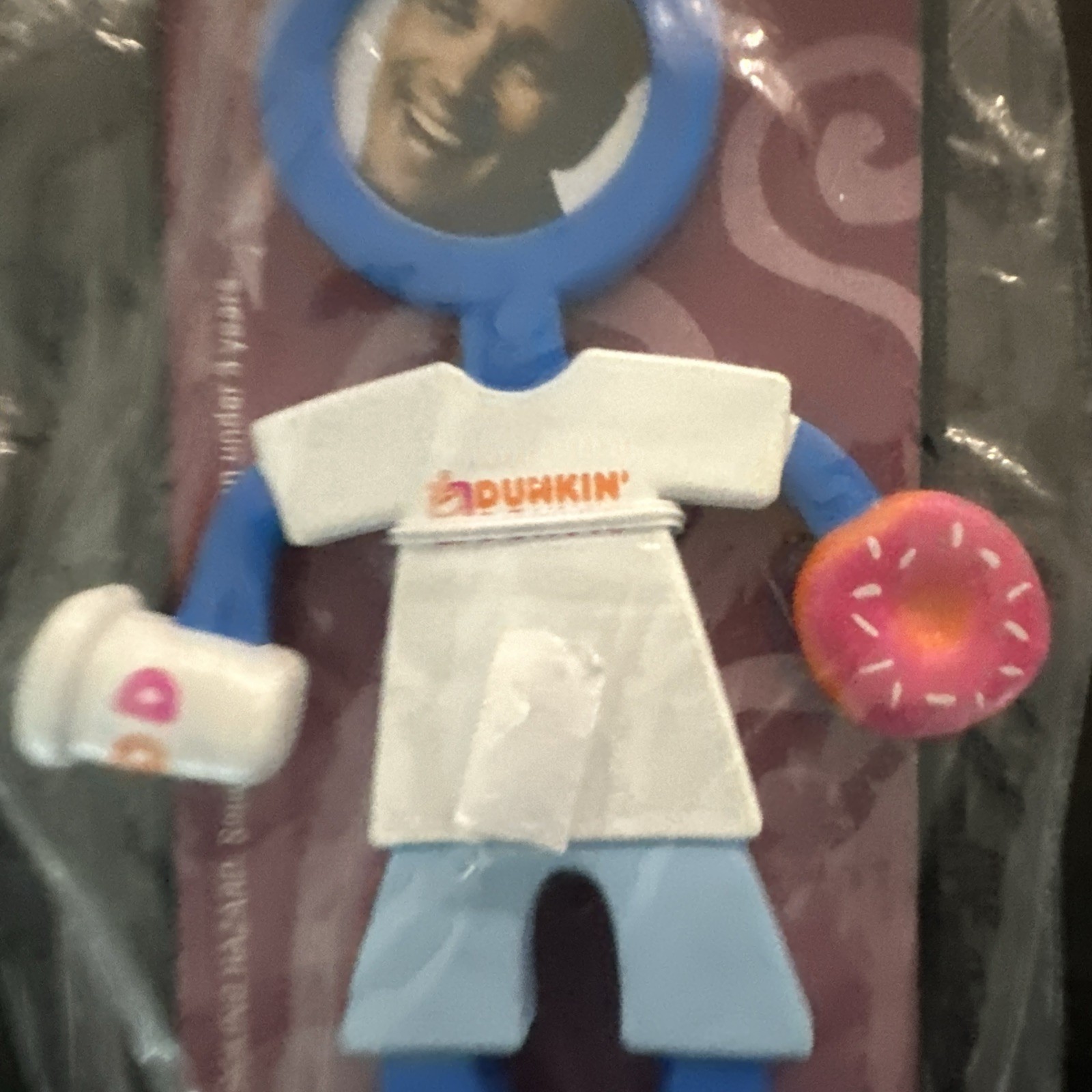 DUNKIN DONUTS photo friends FRAME 2002 Blue. NIP RARE