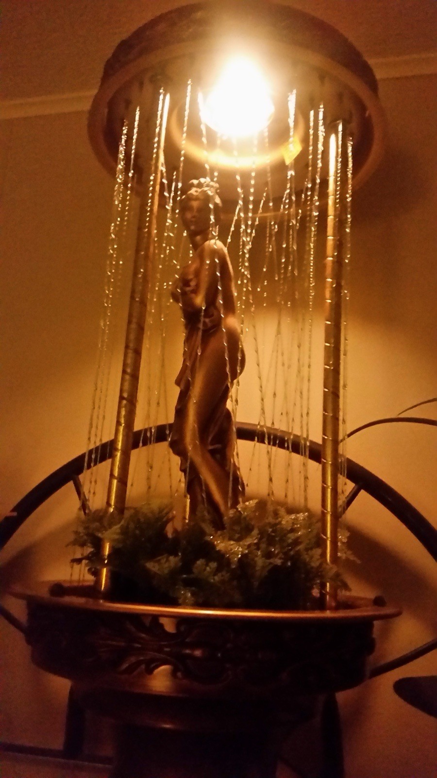 Goddess Mineral Oil Rain Lamp Light MCM Motion 28” Vtg 1970’s Tabletop Creator’s Goddess Mineral Oil Rain Lamp Light MCM Motion 28” Vtg 1970’s Tabletop Creator’s
