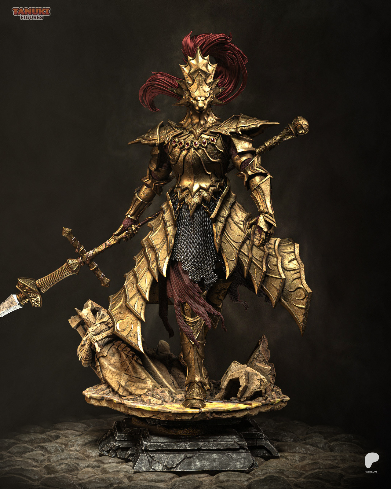 1:6 Dragon Slayer Ornstein Dark Souls Fan Art UNPAINTED Resin Garage Kit