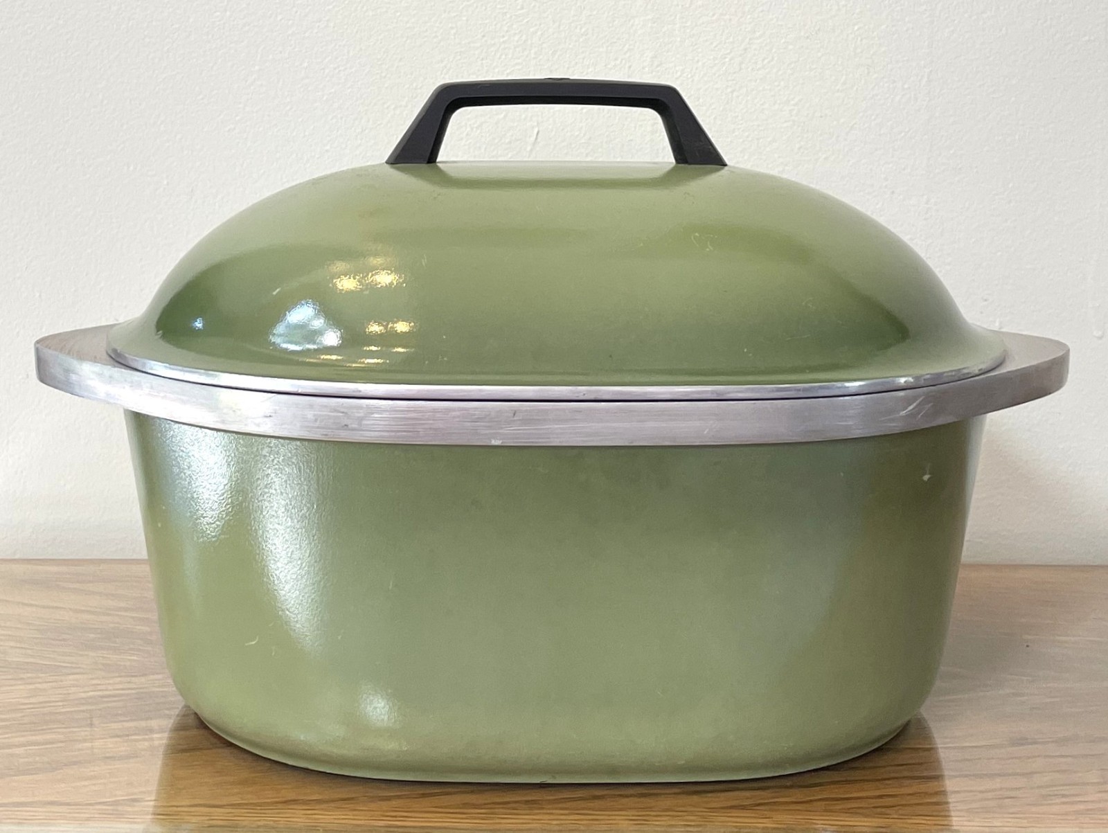 Vintage 6qt CLUB Aluminum  Roaster & Lid Dutch Oven 14.5” x 9\