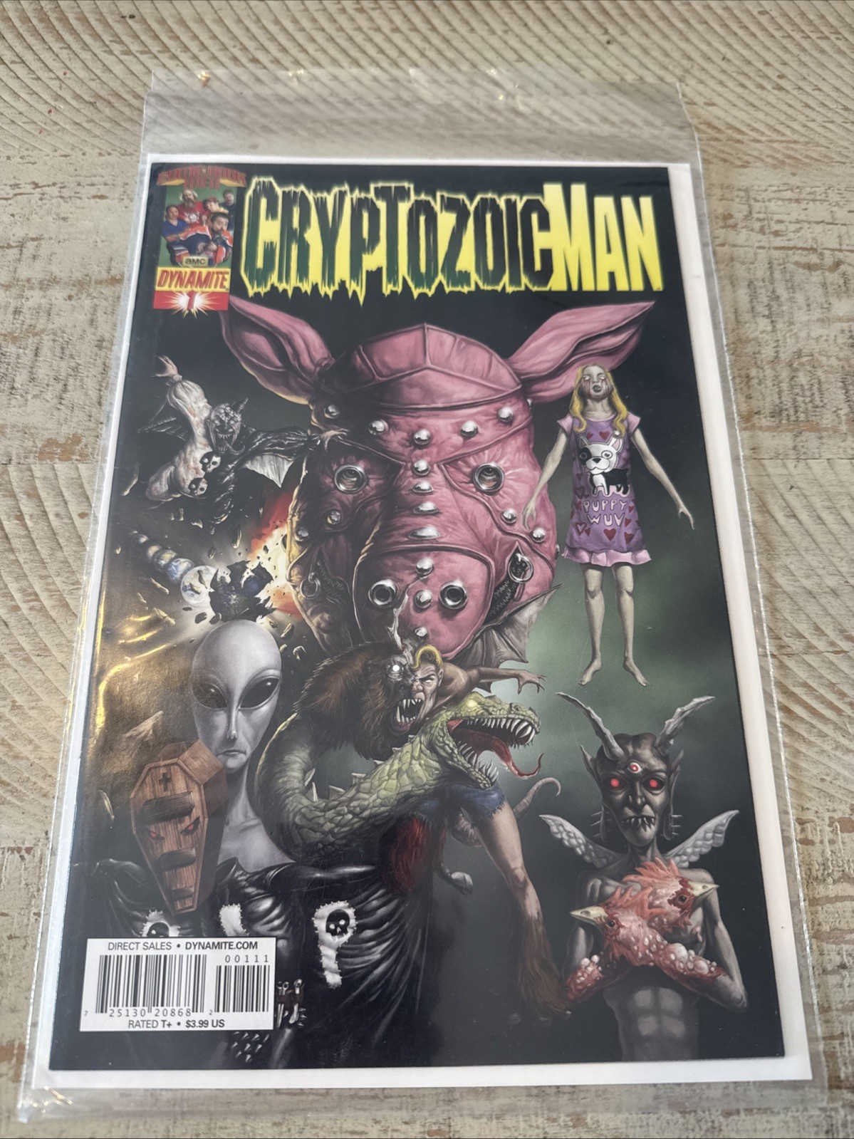 Cryptozoic Man #1 (Dynamite Entertainment October 2013)