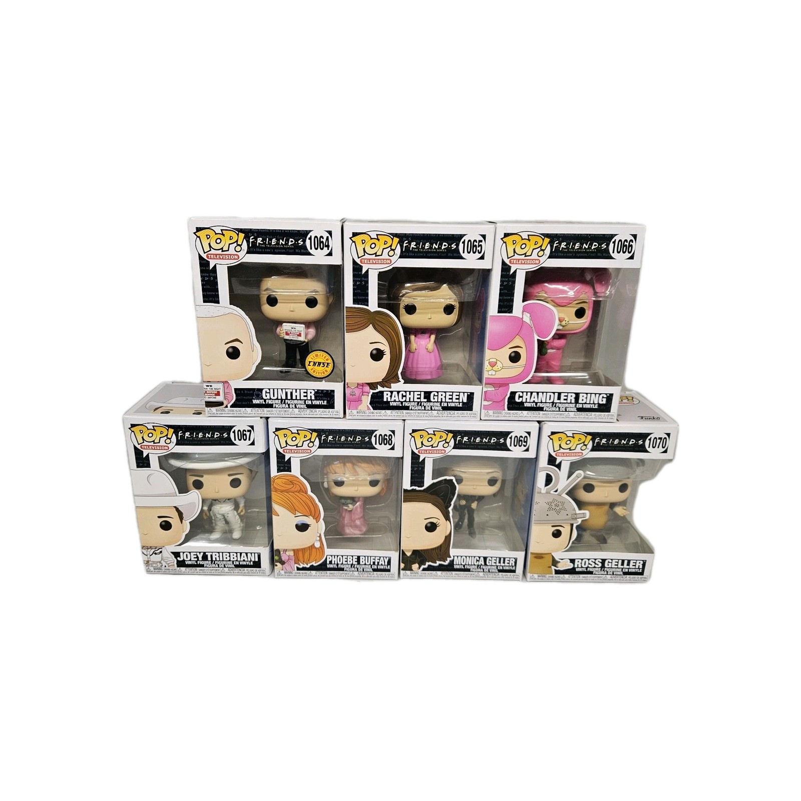 Collectable Funko POP F~R~I~E~N~D~S x 7 #1064, 1065, 1066,1068, 1069 And 1070 Collectable Funko POP F~R~I~E~N~D~S x 7 #1064, 1065, 1066,1068, 1069 And 1070