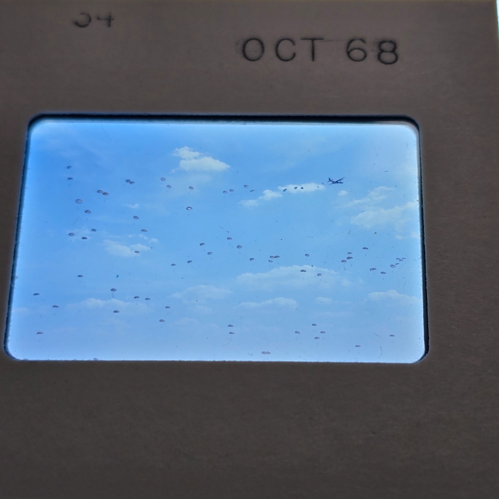 1968 Fort Benning Airborne School 35mm Slide Lot Paratroopers US Army 23 Slides
