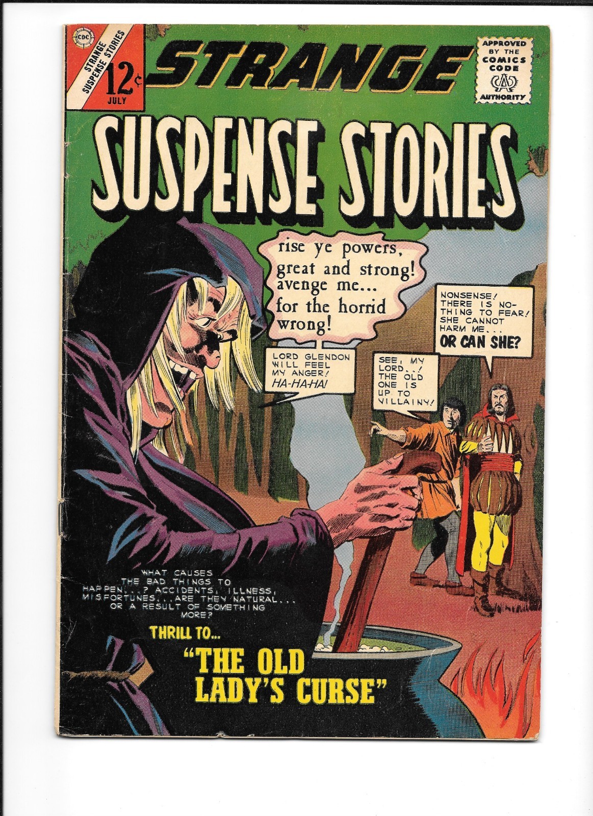 Strange Suspense Stories #71 CDC (Charlton) 1964 ALASCIA ART F/VF 7.0