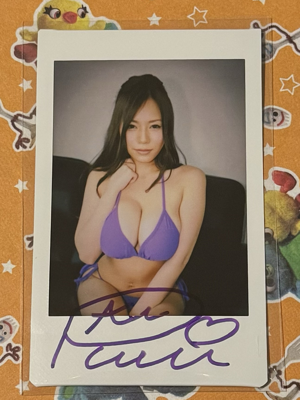 Ruri Saijo Autograph Cheki Photo Limited Asian