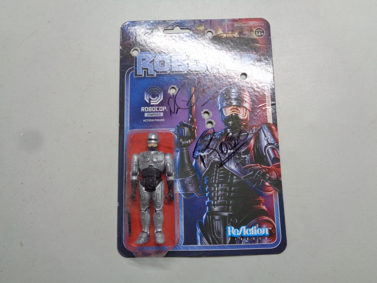 Dr. Peter Weller Signed Robocop Figure RARE Dr. Peter Weller Signed Robocop Figure RARE