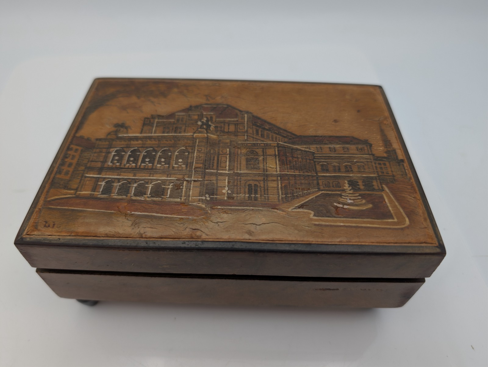 Reuge Swiss Music Box Vienna State Opera Wood Mozart Magic Flute Die Zauberflöte