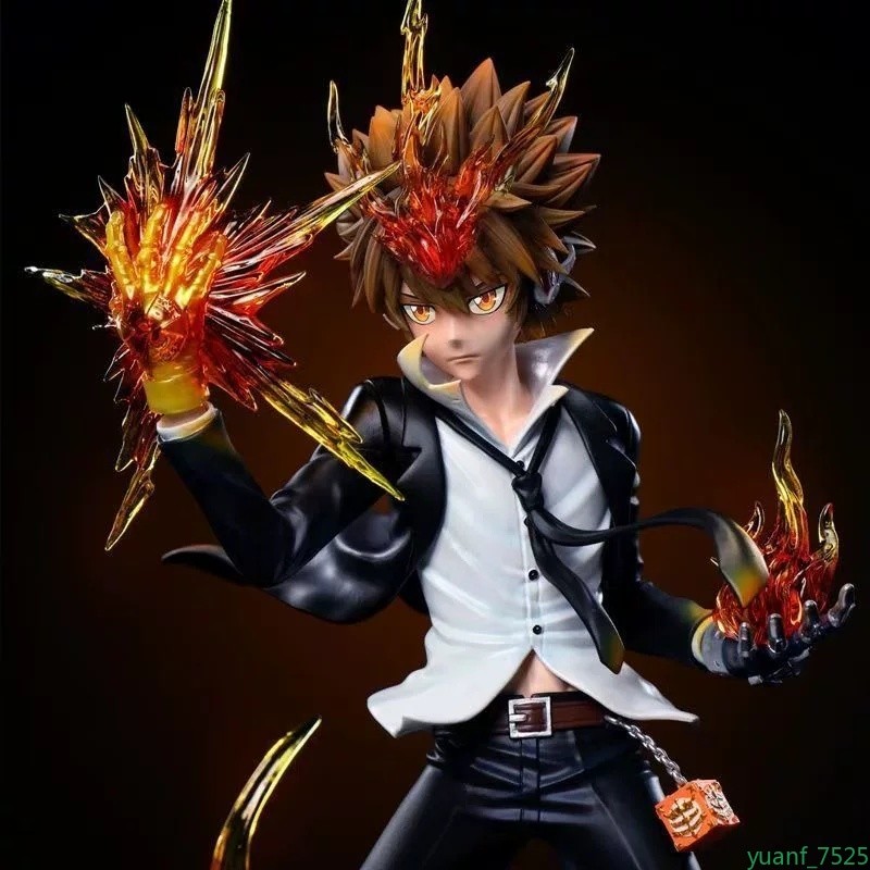 Vongola 10th Boss Tsunayoshi Sawada Katekyo Hitman Reborn Anime Figure Ornament