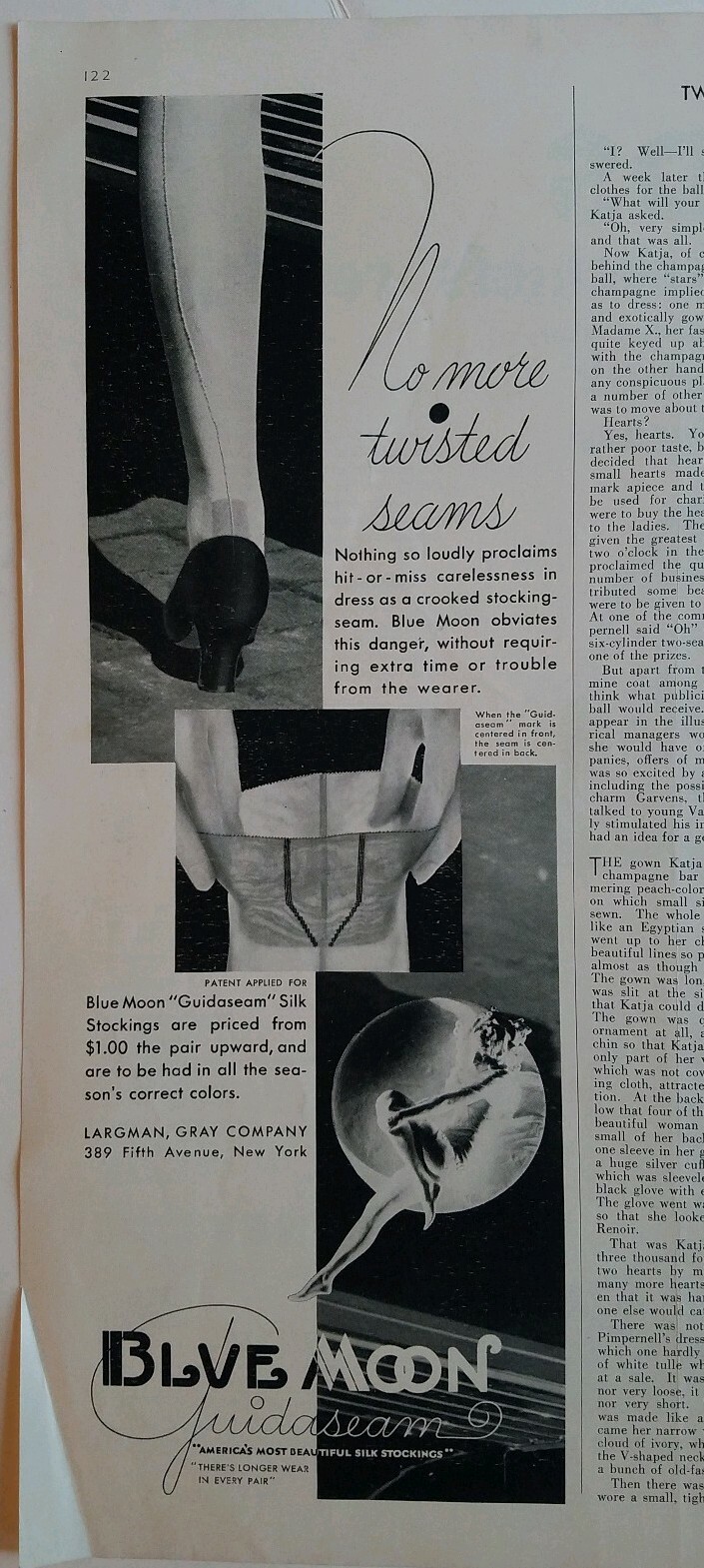 1931 women\'s Blue Moon guidaaseam Hosiery stockings legs vintage fashion 1931 women\'s Blue Moon guidaaseam Hosiery stockings legs vintage fashion