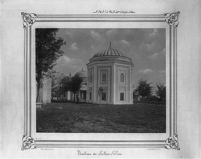 Istanbul Turkey Sultan Selim I Tomb Mausoleum 1880s Octagonal Building