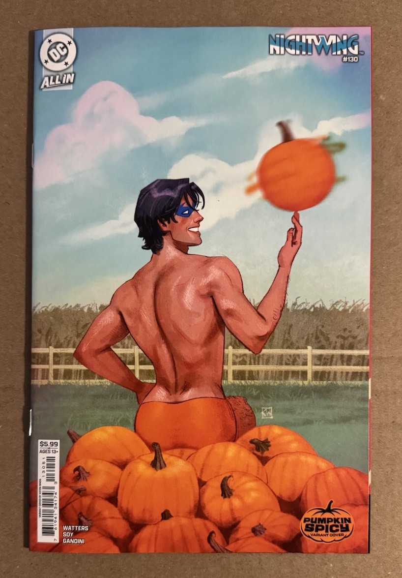 Nightwing #130 Kevin Wada Pumpkin Spicy Variant 