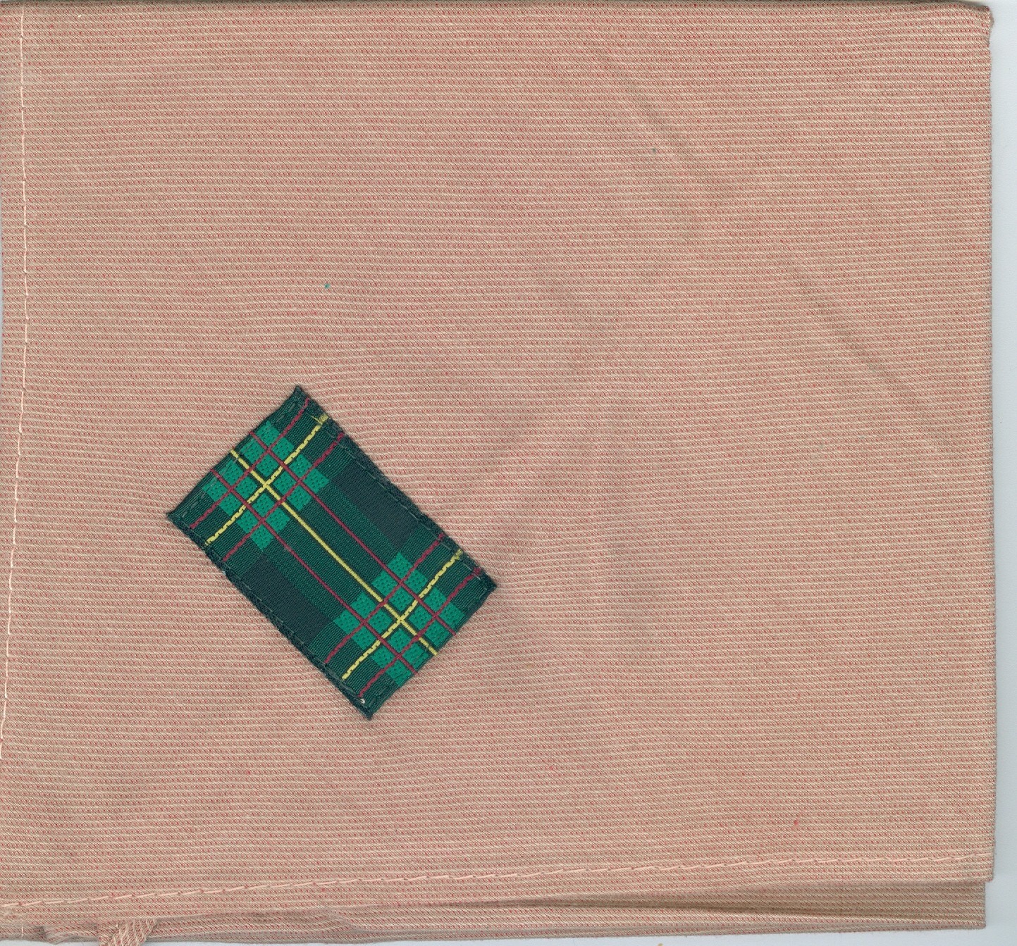 EXCELLENT Classic Vintage Boy Scout Woodbadge Gilwell Tartan Neckerchief