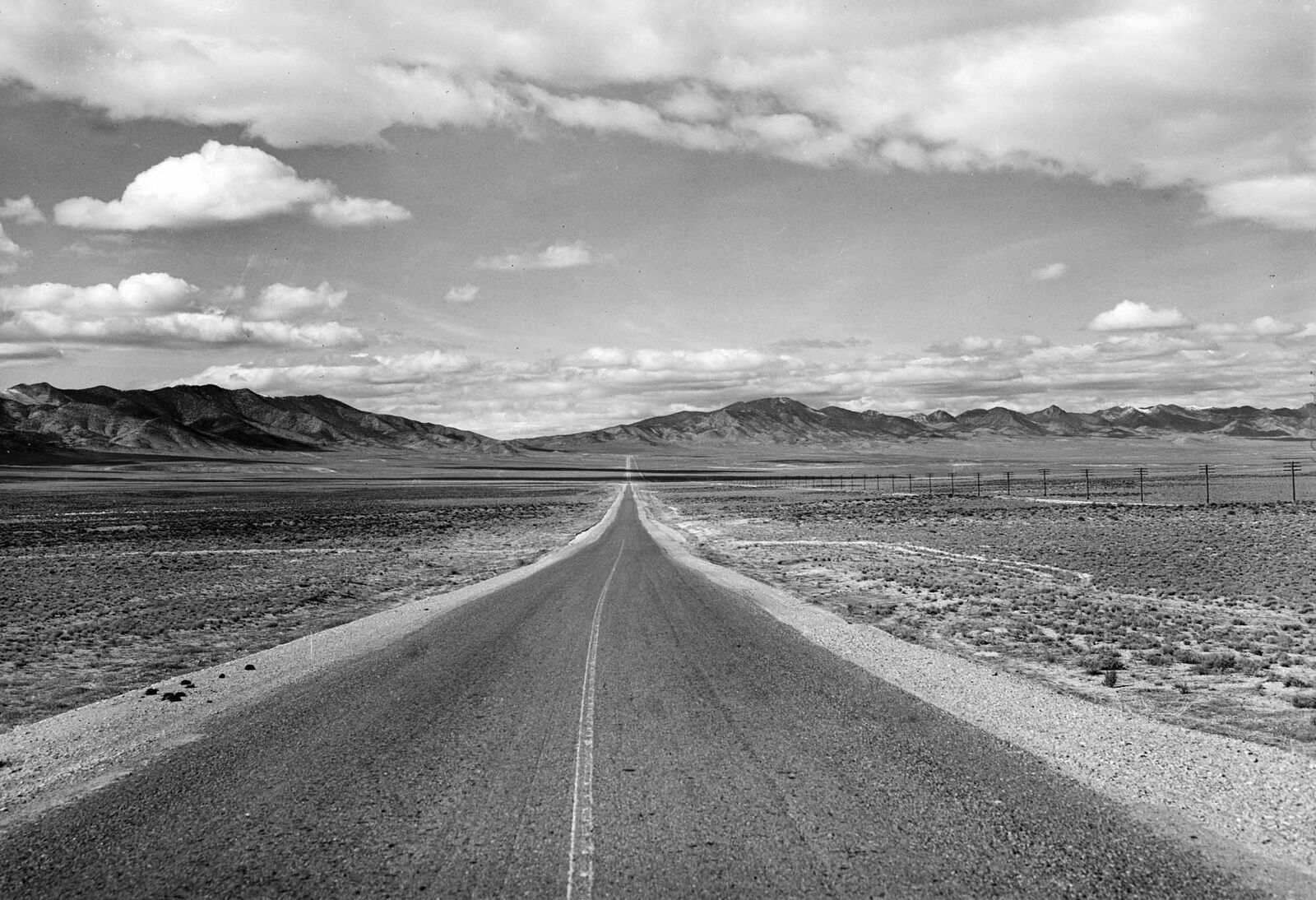 1941 Highway U.S. 40 Through Elko County Nevada Old Photo 8.5\