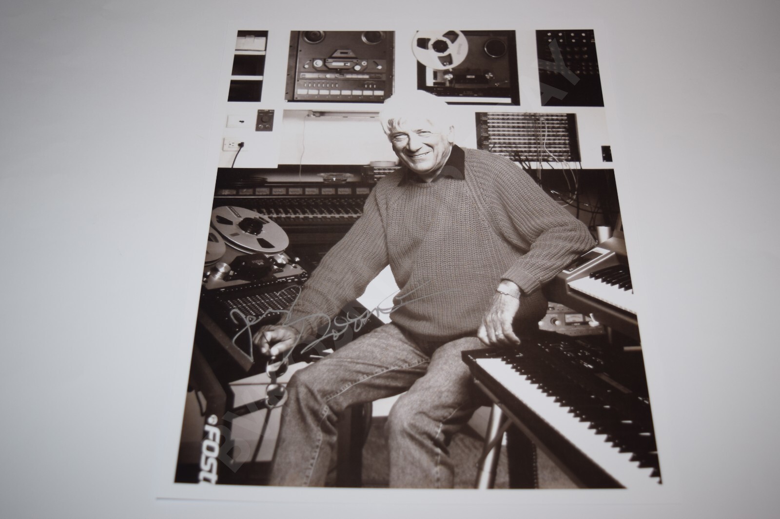 Star Trek The Motion Picture Glossy Photo 8x10 Jerry Goldsmith in his studio