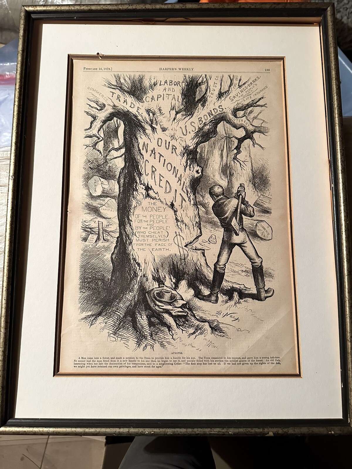 1876, Feb 16th Harpers Weekly Magazine