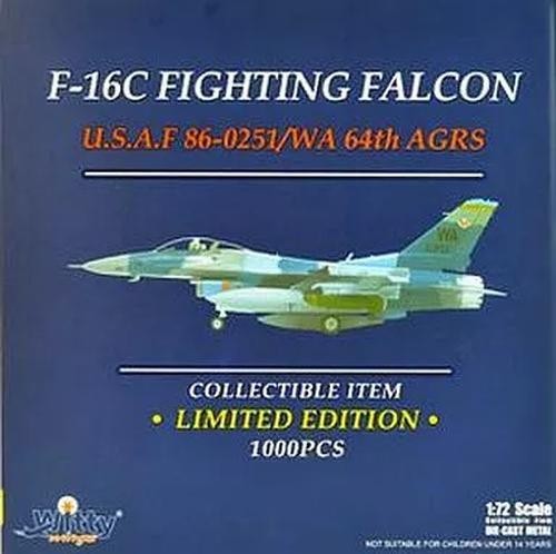 ミニカー　1/72 F-16C U.S.A.F. 64th アグレッサー飛行隊 ネリスAFB WA [75174]