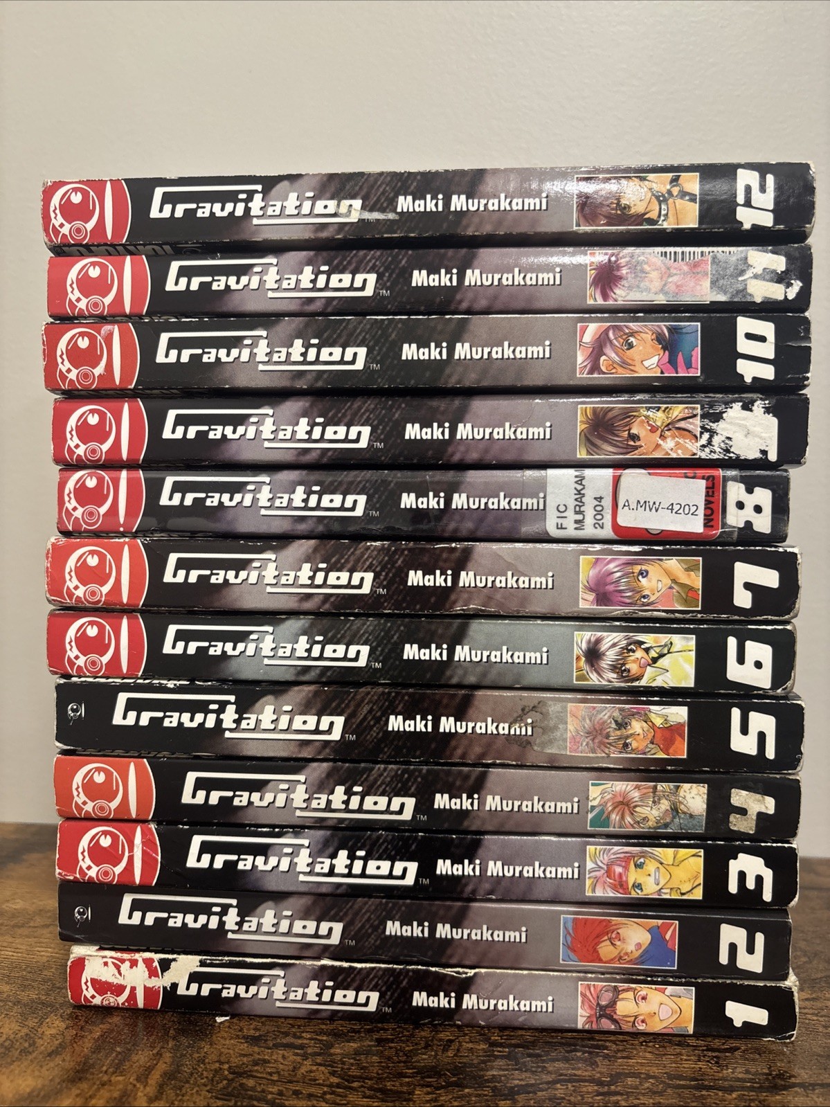 Gravitation Manga Complete Series Vol 1-12 English Paperback Books Maki Murakami
