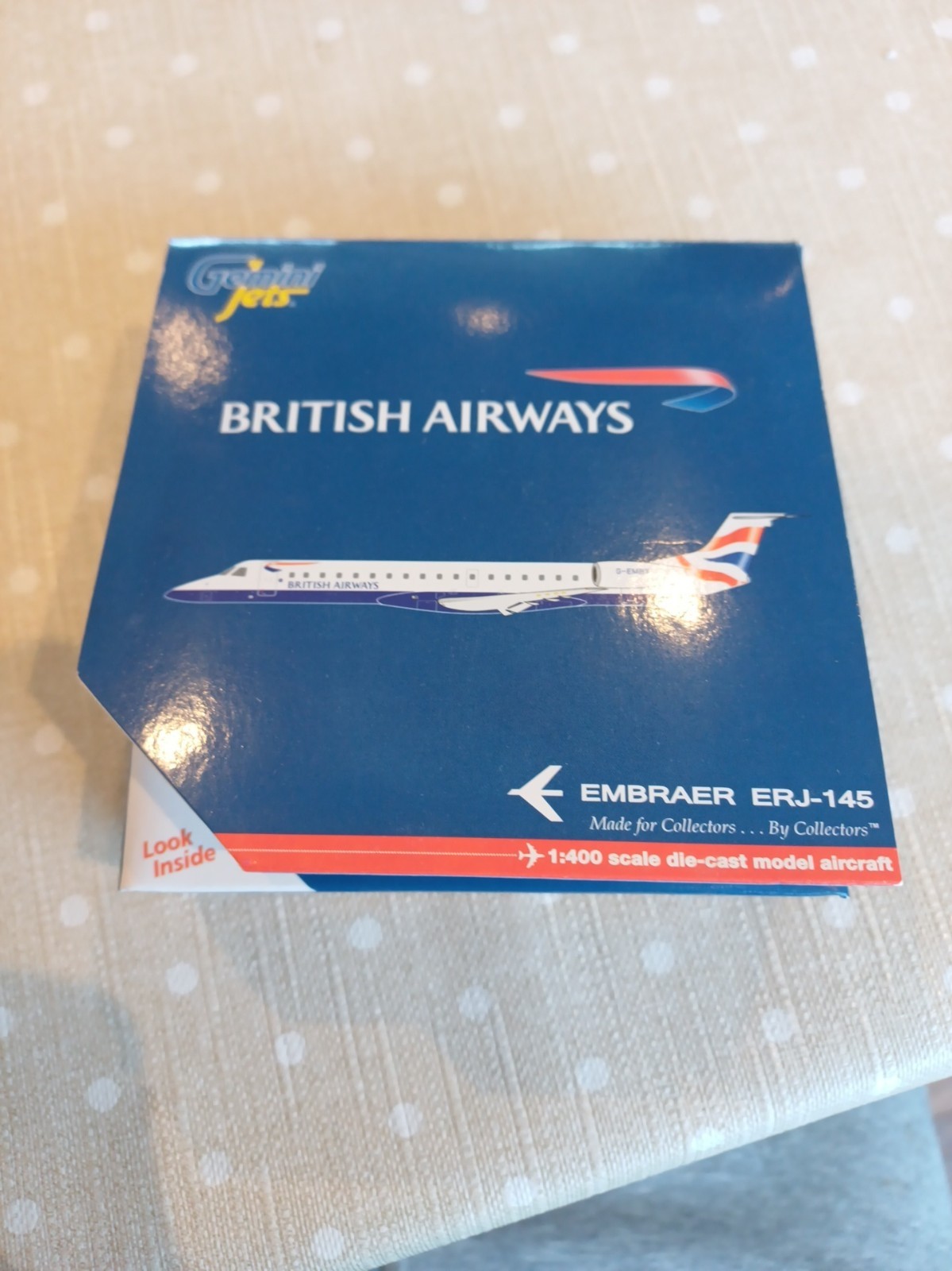 Rare Gemini Jets British Airways Embraer ERJ-145 GJBAW619 1:400 Ref PL5
