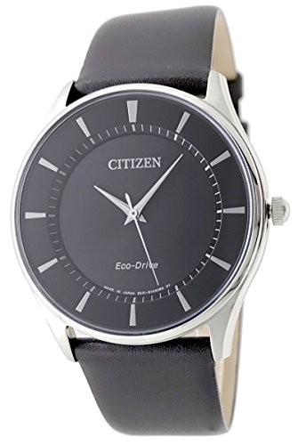 Citizen Eco-Drive Slim Solar-Powered Watch Genuine Leather Strap BJ6480-51E/DBR