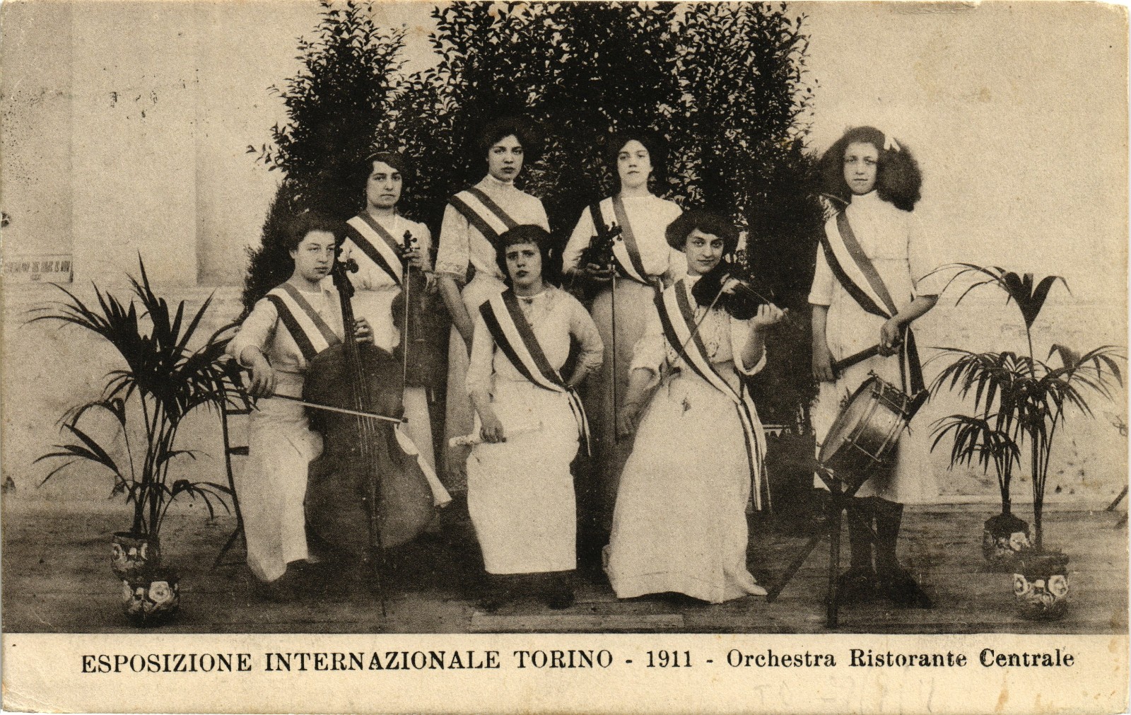 TURIN CITY - Exhibition 1911 - Orchestra del Ristorante Centrale - VG - #096