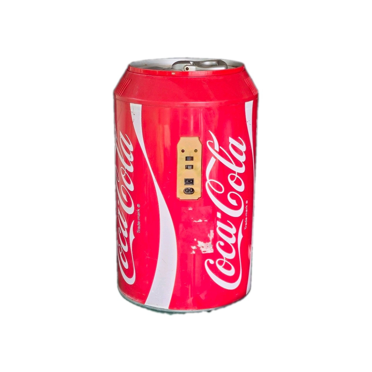 Coca-Cola Vintage Red Metal Advertising Cooler \ Coca-Cola Vintage Red Metal Advertising Cooler \