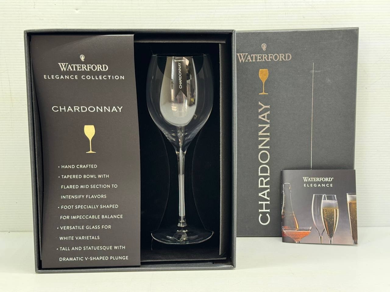 Waterford ELEGANCE Pinot Noir Crystal Wine Glass Set 2pc BNWB