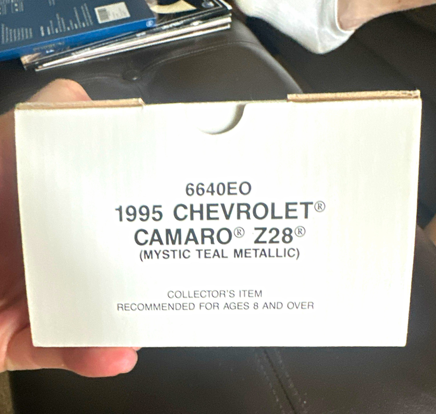 NEVER OPENED AMT 1:25 1995 Chevrolet Camaro Z28 Mystic Teal Metallic Model Car