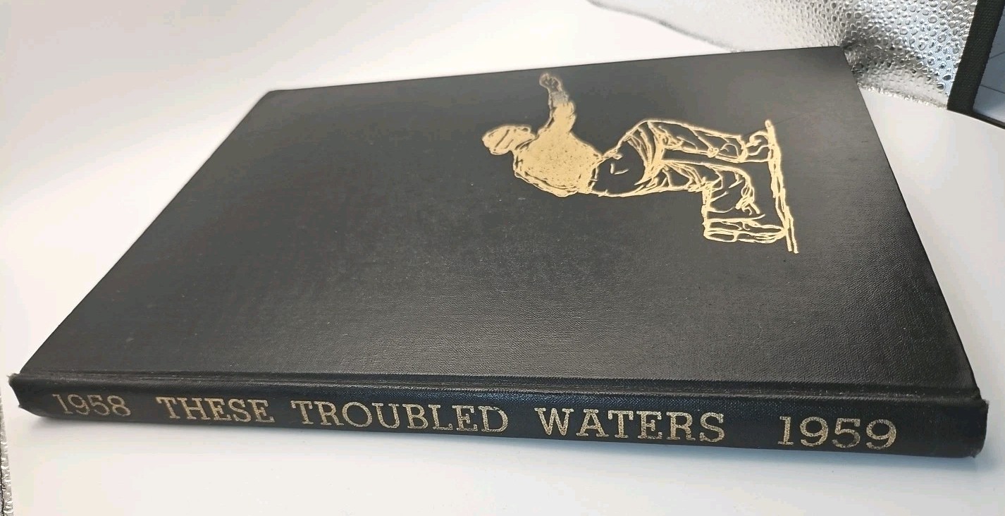 1958-1959 Navy Military USS  Randolph CVA-15 Cruise Book Yearbook-136 Pages
