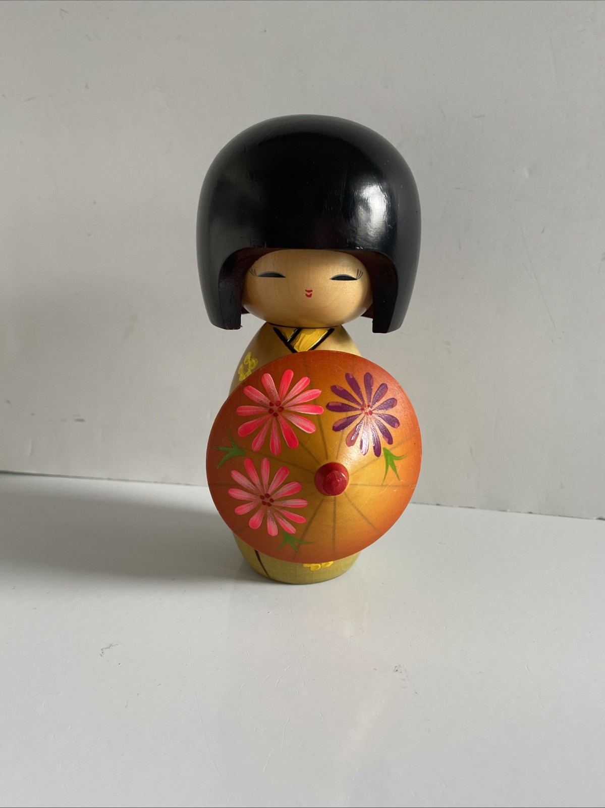 Masamori Fujikawa Rain After Kokeshi Doll Japan Creative Folk Art Parasol Masamori Fujikawa Rain After Kokeshi Doll Japan Creative Folk Art Parasol