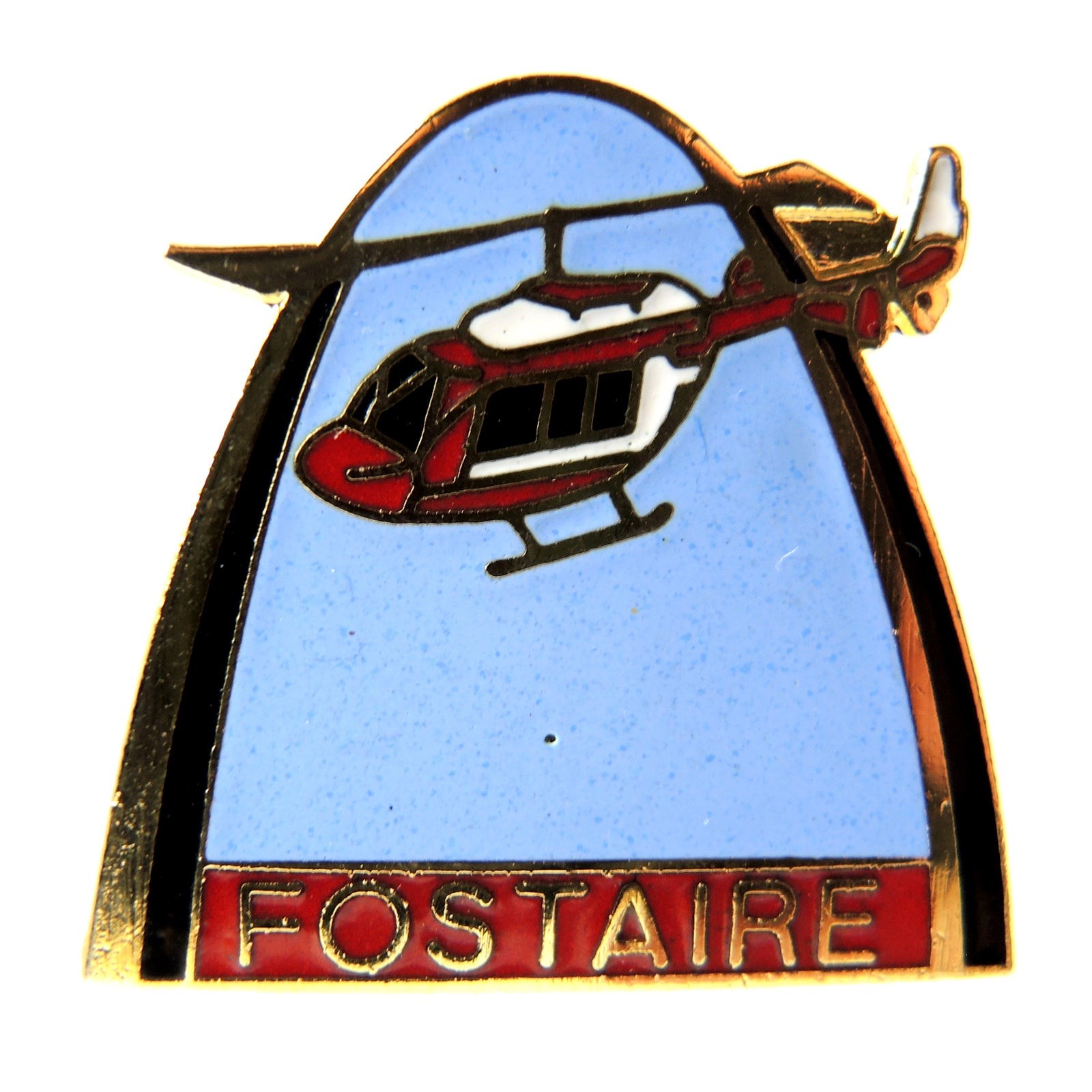 St. Louis Arch Fostaire Helicopter Tours Lapel Pin ~ Missouri